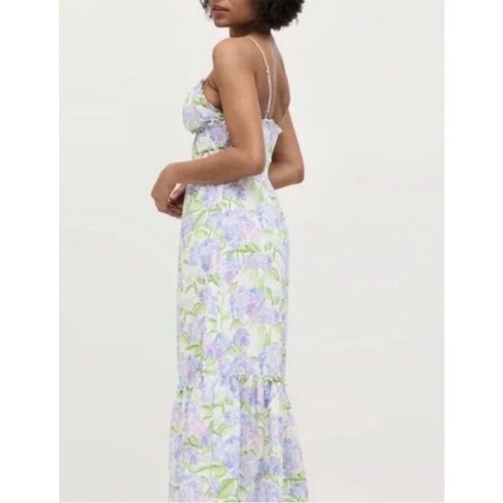 Hill House Dottie Dress in Blue Hydrangea - Picture 4 of 4
